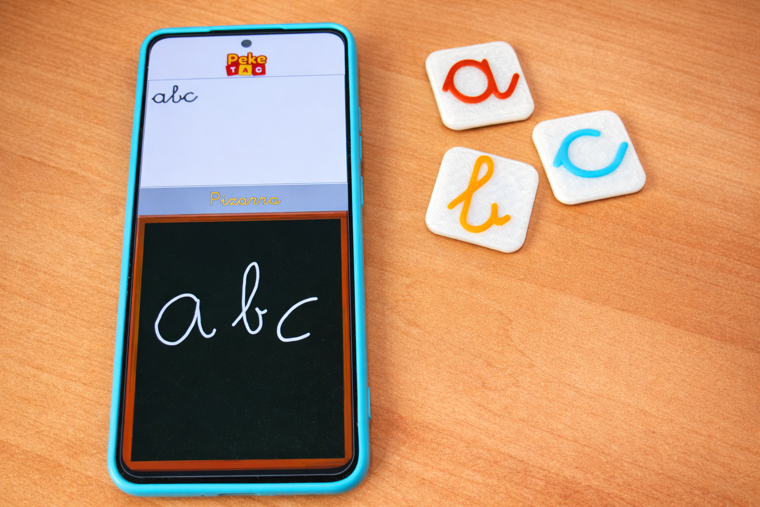 PekeTAC para aprender a escribir