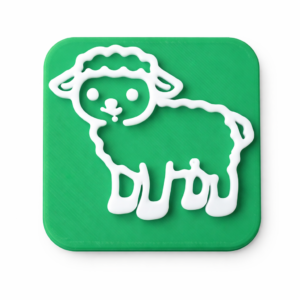 Ficha de oveja del Pack de expansión animales domésticos PekeTAC